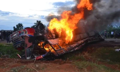 A tragic accident involving a YY Coaches bus has claimed several lives after the vehicle overturned and caught fire along the Nyenga-Kisoga stretch of the Kampala–Jinja Highway in Buikwe District.